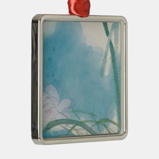 Morgen-Licht Silbernes Ornament (Rechts)