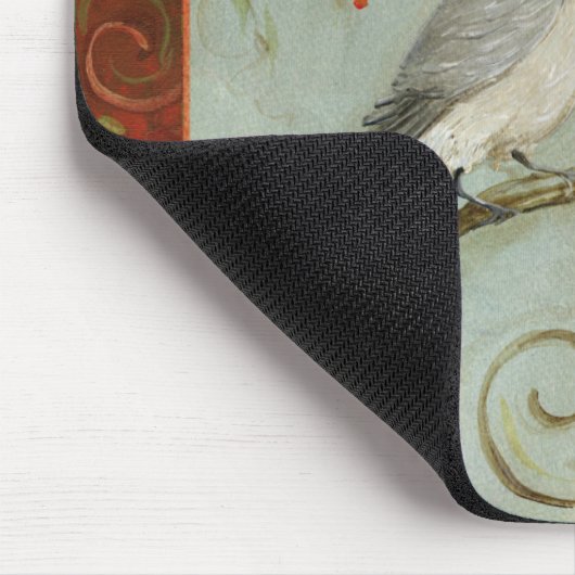 Morgen-LiedChickadee durch Kate McRostie Mousepad (Ecke)