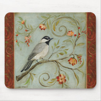 Morgen-LiedChickadee durch Kate McRostie Mousepad