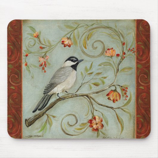Morgen-LiedChickadee durch Kate McRostie Mousepad (Vorne)