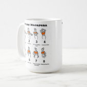 Morgen Macarena-Tasse Kaffeetasse (Vorderseite Links)