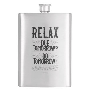 Morgen? Mach morgen! Flachmann