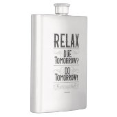 Morgen? Mach morgen! Flachmann (Rechts)