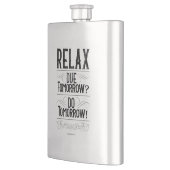 Morgen? Mach morgen! Flachmann (Links)