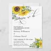 Morgen machen wir ein Blumendinner mit Probe Einladung (Vorderseite)