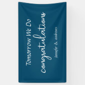 Morgen machen wir" Probe Dinner Banner (Vertikal)