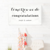 Morgen machen wir" Probe Dinner Banner (Insitu)