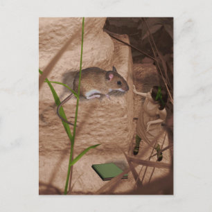 Morgen Miss Mouse. Postkarte