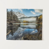 Morgen-Mood | See Eibsee Wandteppich (Vorderseite (Horizontal))