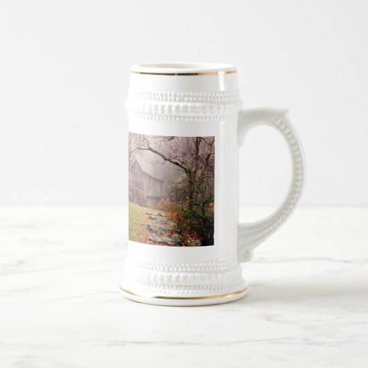 Morgen Nebel Bierglas (Rechts)