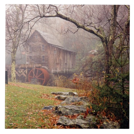 Morgen Nebel Fliese (Vorderseite)