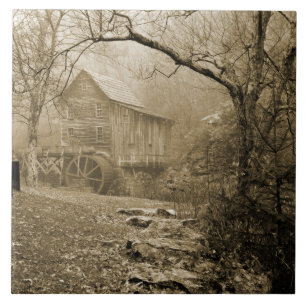 Morgen Nebel Fliese