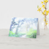 Morgen-Nebel-Gruß-Karte Karte (Gelbe Blume)