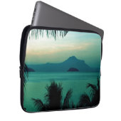 Morgen-Nebel-Hintergrund 2 Laptopschutzhülle (Vorne Rechts)