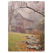 Morgen Nebel Klemmbrett (Rückseite)