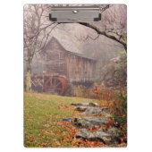 Morgen Nebel Klemmbrett (Vorderseite)