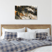 Morgen Nebel Leinwanddruck (Insitu (Schlafzimmer))