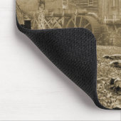 Morgen Nebel Mousepad (Ecke)