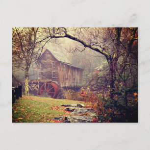 Morgen Nebel Postkarte
