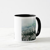 Morgen-Nebel über Reis-Feldern Tasse (VorderseiteRechts)