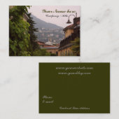 Morgen-Nebel Visitenkarte (Vorne/Hinten)