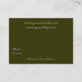 Morgen-Nebel Visitenkarte (Rückseite)