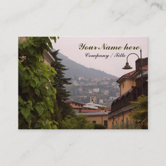 Morgen-Nebel Visitenkarte (Vorderseite)