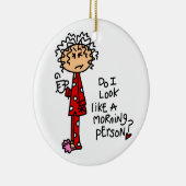 Morgen-Person? Keramik Ornament (Rechts)