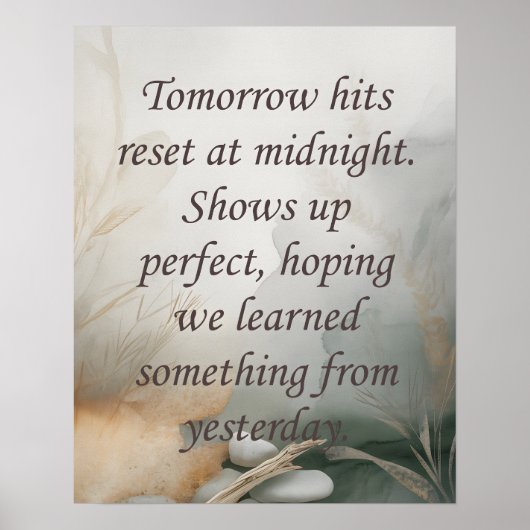 Morgen  poster (Vorne)