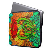 Morgen-Rose - Neopren-Laptop-Hülse Laptopschutzhülle (Vorderseite Links)