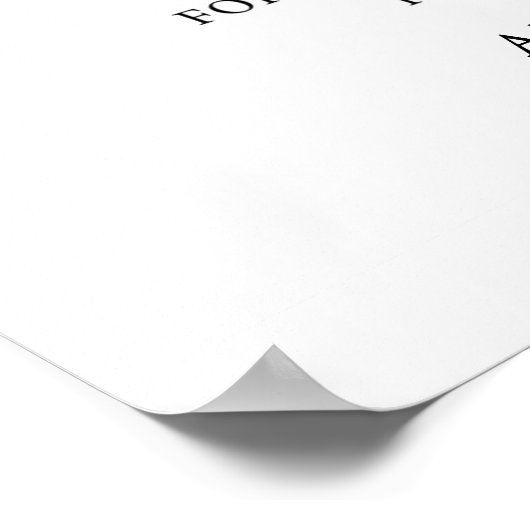 Morgen sagen wir, ich mache Hochzeit Probe Abendes Poster (Ecke)