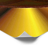 Morgen-Seide-Plakat Poster (Ecke)