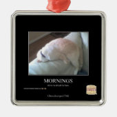 Morgen Silbernes Ornament (Vorne)