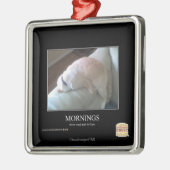 Morgen Silbernes Ornament (Links)