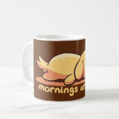 Morgen sind rau kaffeetasse (Vorderseite Links)