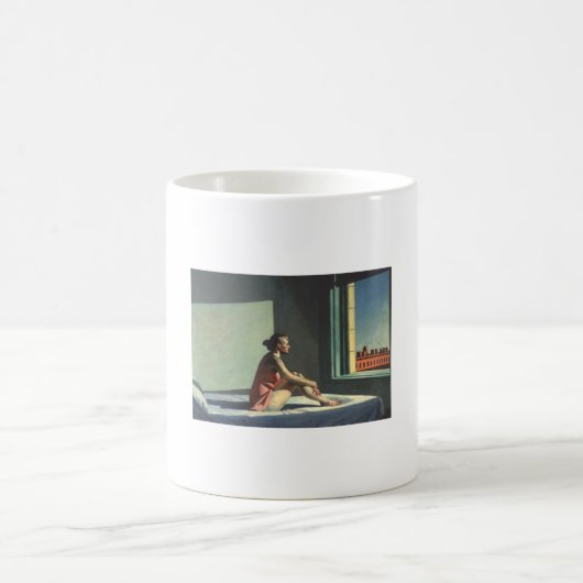 Morgen Sonne - Edward Hopper Kaffeetasse (Mittel)