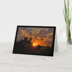 Morgen Sonnenaufgang Landschaft Karte