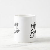 Morgen-Sonnenschein Kaffeetasse (Mittel)