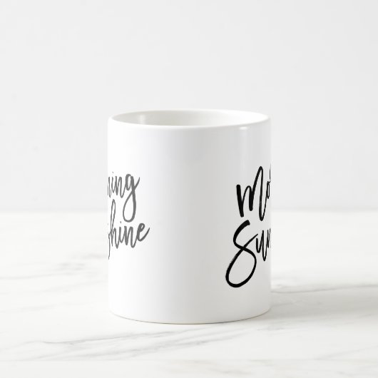 Morgen-Sonnenschein Kaffeetasse (Mittel)