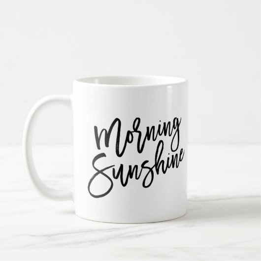 Morgen-Sonnenschein Kaffeetasse (Links)