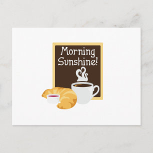 Morgen Sonnenschein! Postkarte