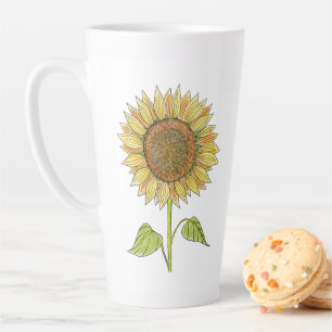 Morgen-Sonnenschein-Rustikal-Niedlich-Aquarell-Son Milchtasse