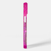 MORGEN STAR , rosa, schwarz, Fuchsia Case-Mate iPhone Hülle (Rückseite / Rechts)