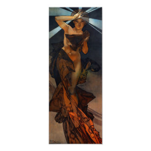 Morgen-Stern-Druck Alphonse Mucha Fotodruck