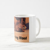 Morgen-Stimmungs-Mops-Tasse Kaffeetasse (VorderseiteRechts)