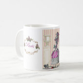 Morgen Stroll hinunter die Champions-Élysées Kaffeetasse (Vorderseite Links)