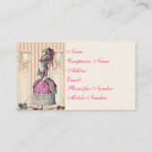 Morgen Stroll hinunter die Champions-Élysées Visitenkarte (Rückseite)