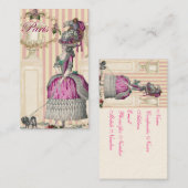 Morgen Stroll hinunter die Champions-Élysées Visitenkarte (Vorne/Hinten)