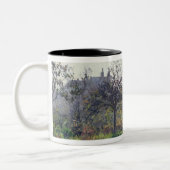 Morgen Sun, Herbst, Eragny, 18 Camille Pissarros | Zweifarbige Tasse (Links)