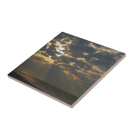 Morgen Sun und Ozean Fliese (Seite)